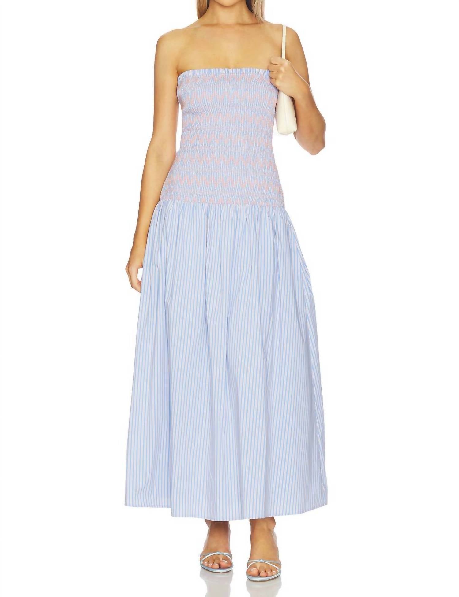 Line And Dot - Eleni Smocked Dress