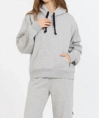 Vintage Havana - Contrast Zipper Hoodie