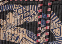 Verve Culture - Women's Quilted Tote Bag With Feline Designs