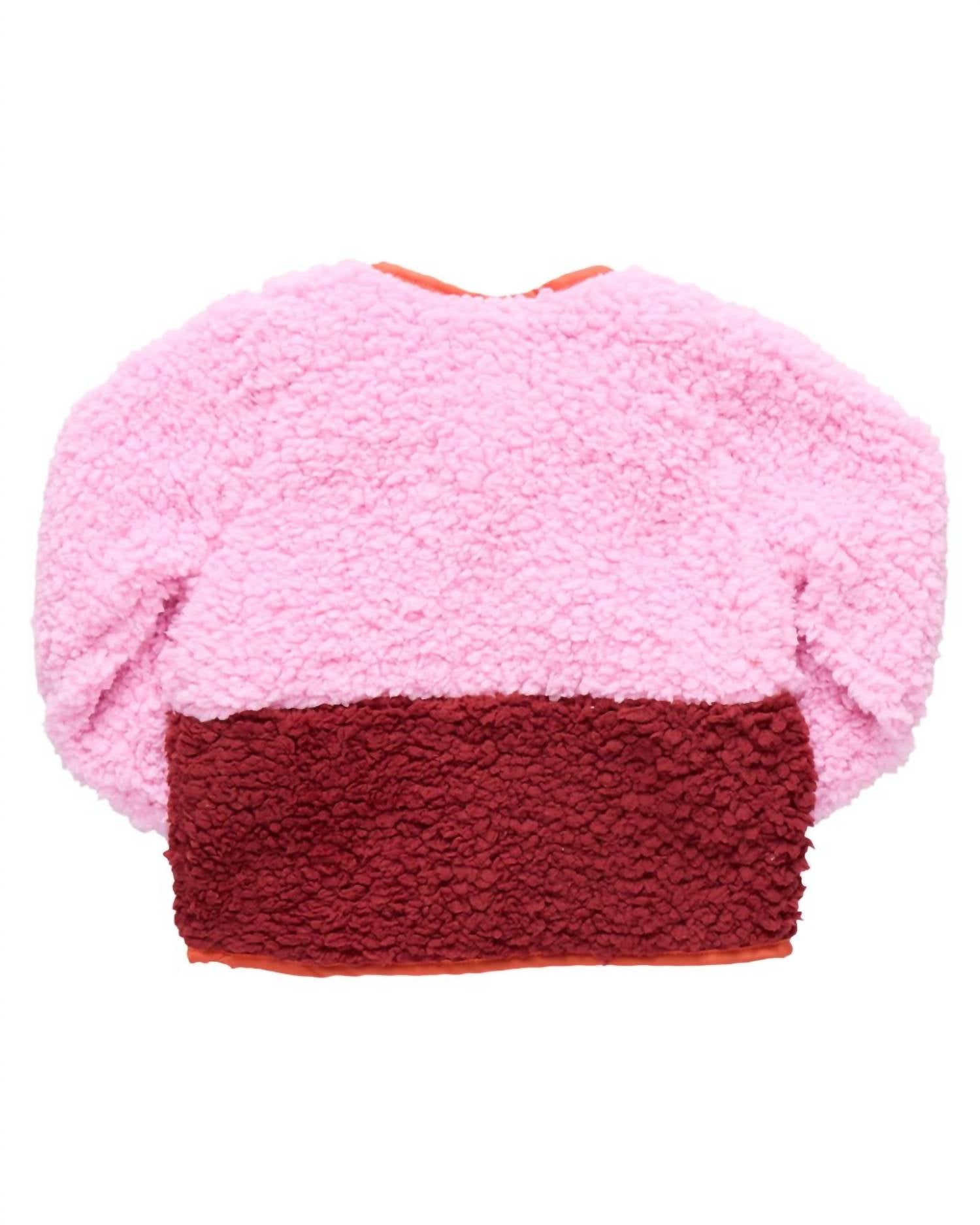 PINK CHICKEN Girls' Ruth Jacket in lilac - kids' jacket - detail view