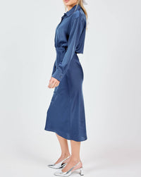 Sadie & Sage - Last Night Shirt Midi Dress