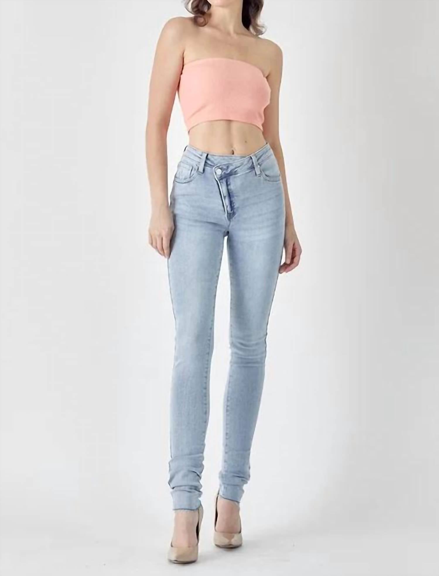 Panache - High Rise Crossover Skinny Jean