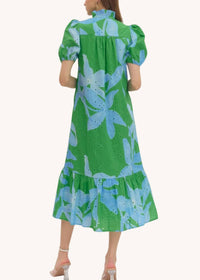 Entro - Botanical Cotton Midi Dress