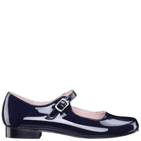 Nina - Kid's Bonnett Patent Shoes