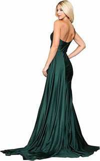 Amelia Couture - Verona Stretch Satin Dress