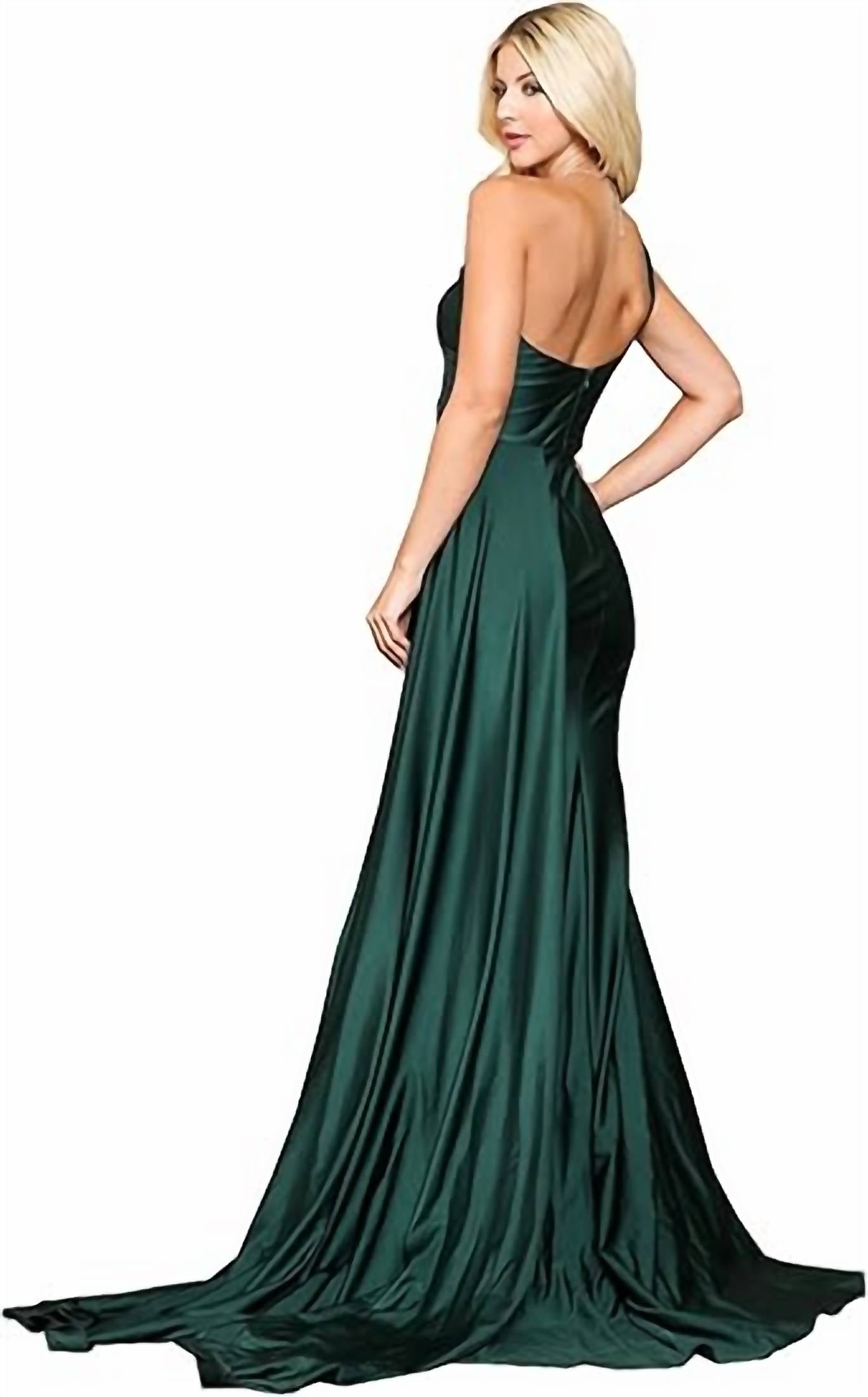 Amelia Couture - Verona Stretch Satin Dress