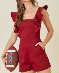 Day + Moon - Halftime Denim Romper
