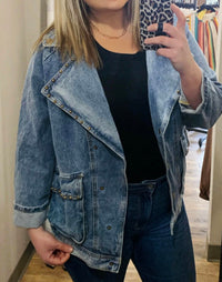 Vocal Apparel - Blazer Style Denim Jacket