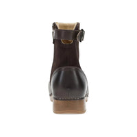 dansko Women's Monique Leather Bootie in chocolate - women's shoe - view 6
