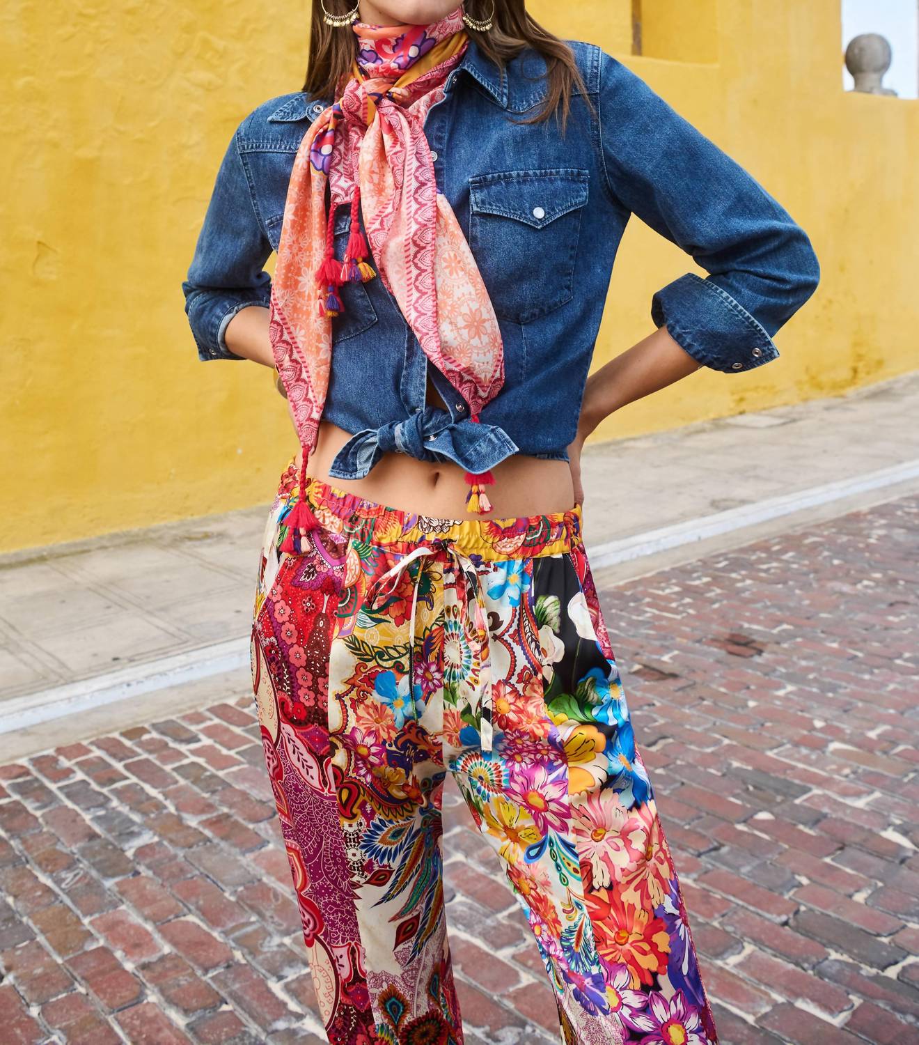 Johnny Was - ETTA SEAMED JOGGER