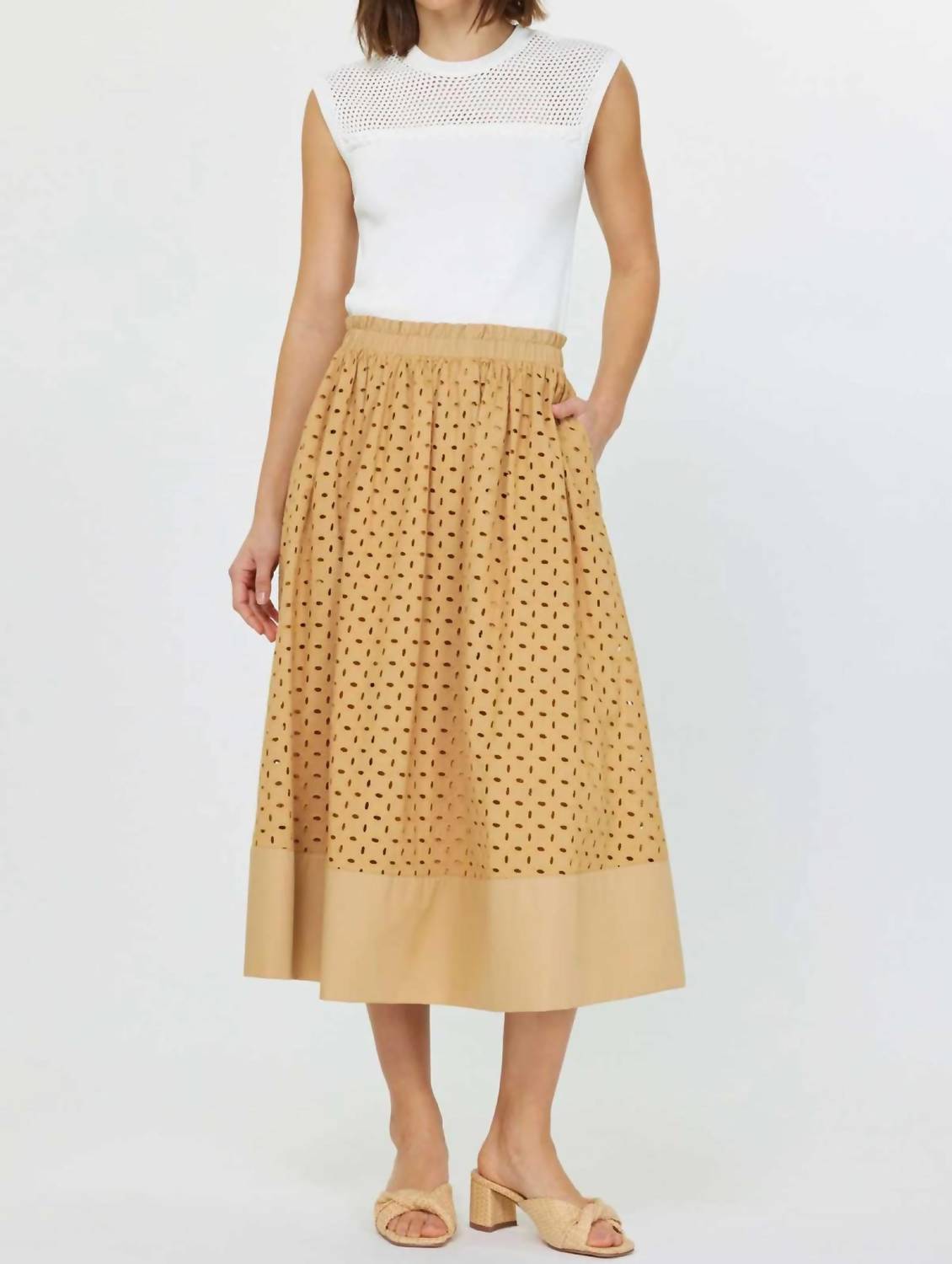 Current Air - Women's Golden Hour Eyelet Skirt