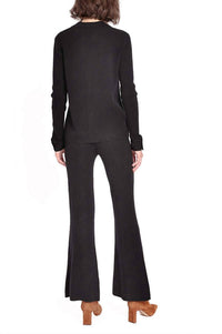 Minnie Rose - Viscose Blend Flared Pants