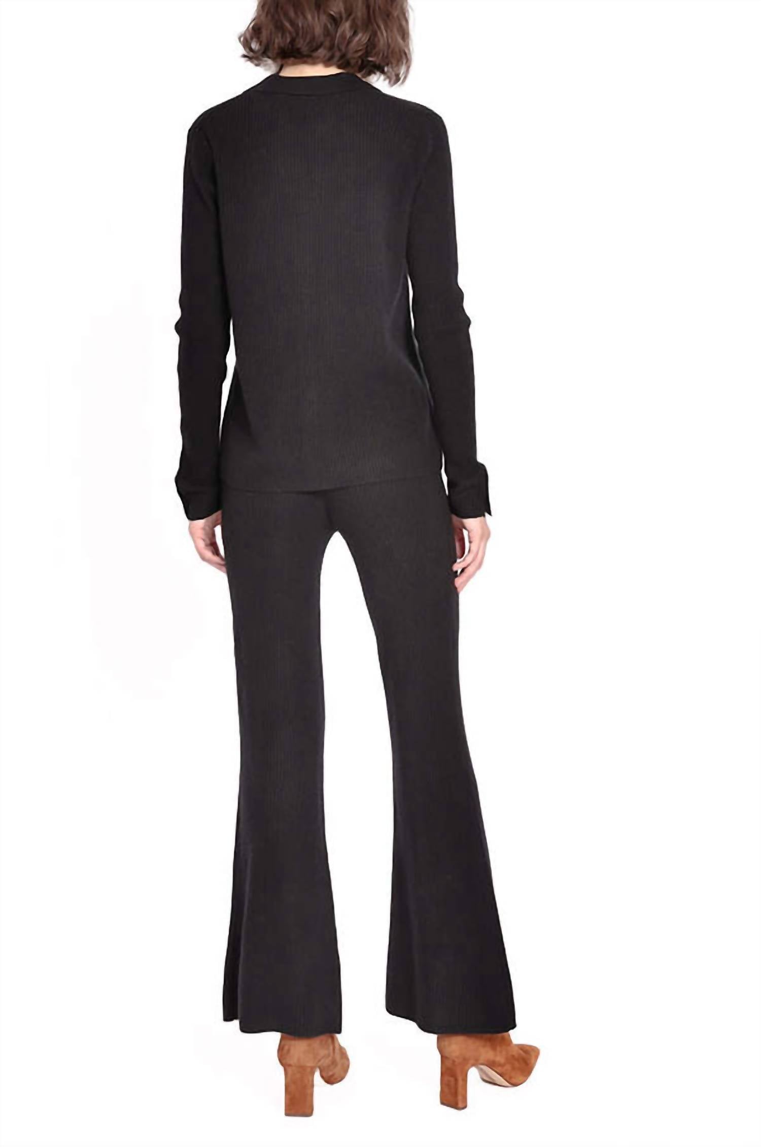 Minnie Rose - Viscose Blend Flared Pants