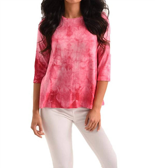 Willow 3/4 Tie Dye Kashmira Top