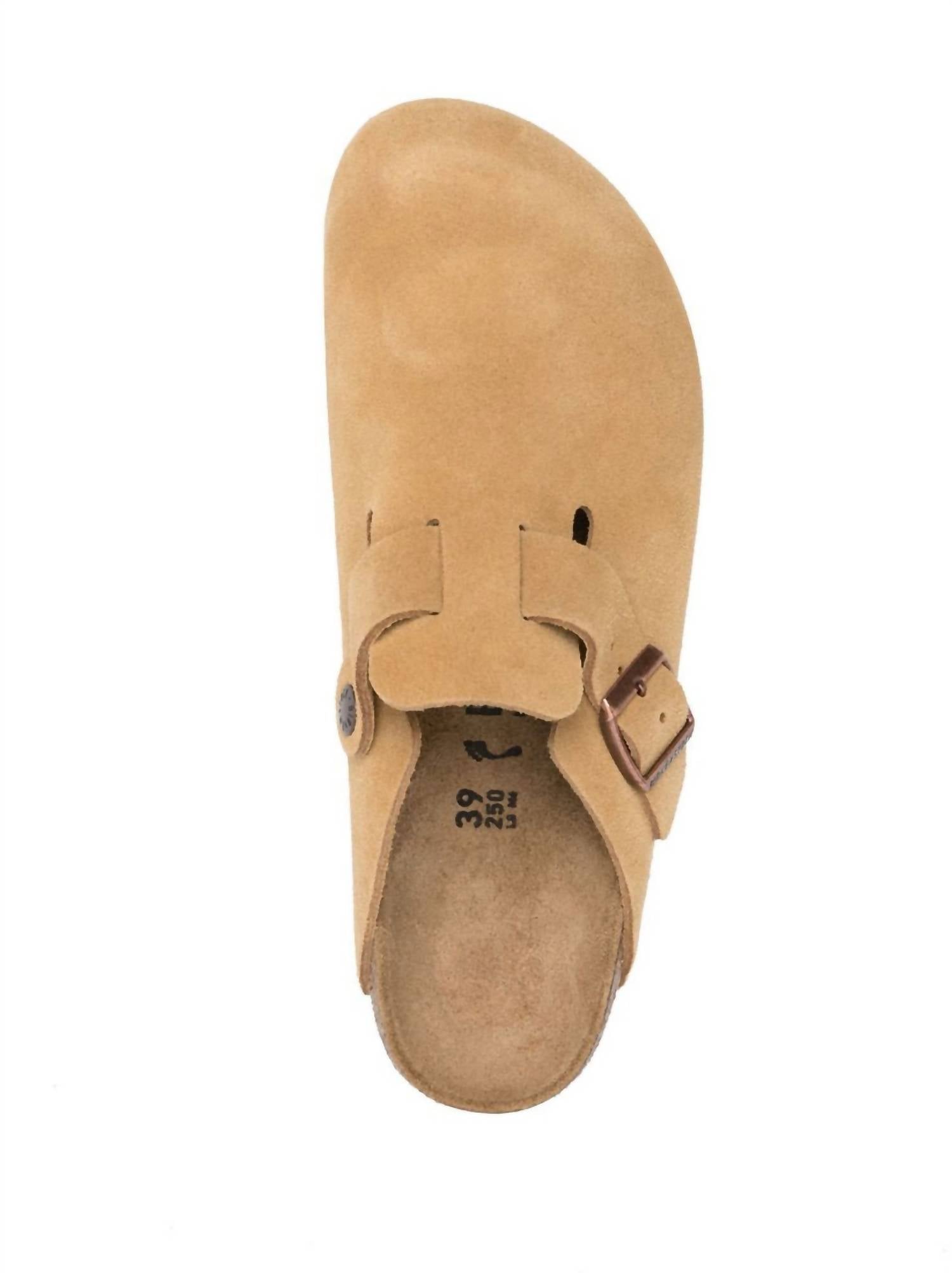 BIRKENSTOCK Women's Boston Clog in latte cream - women's shoe - alternate view
