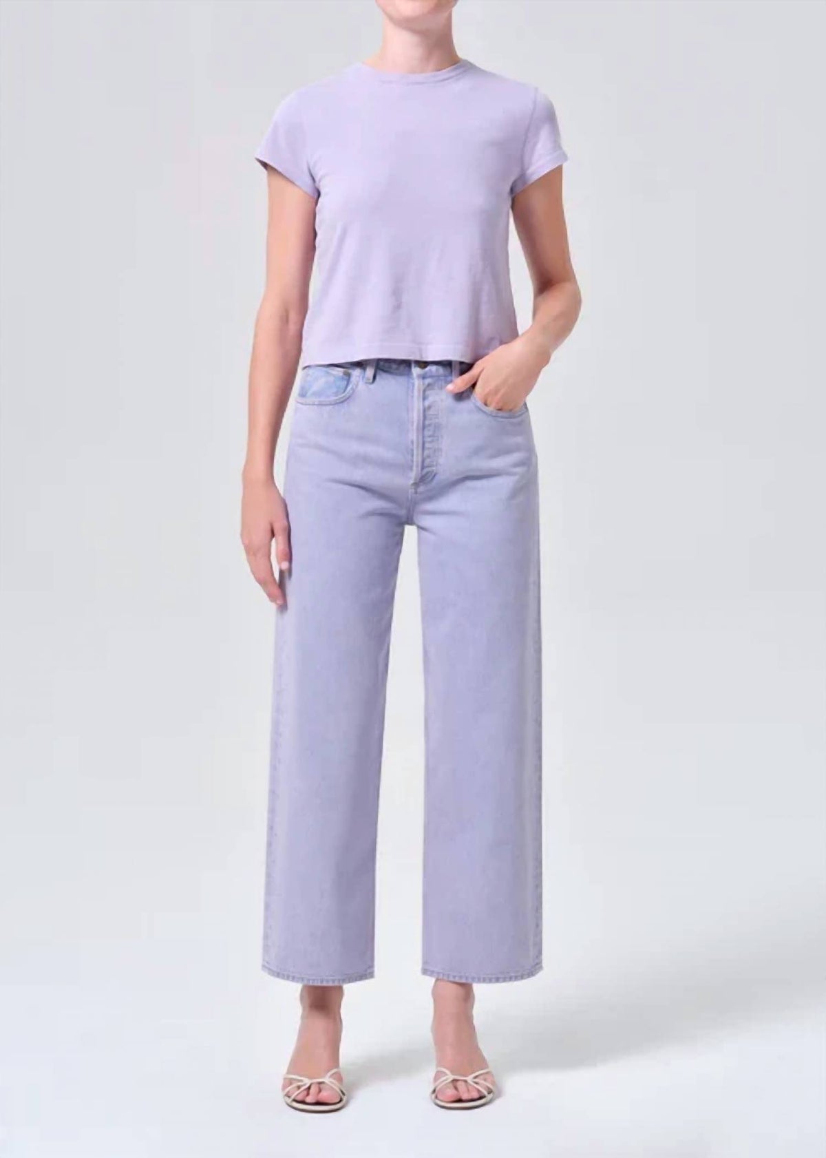 Agolde - Ren High-rise Wide-leg Jeans