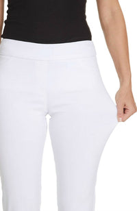 Slimsation By Multiples - Pull On Twill Ankle Pants