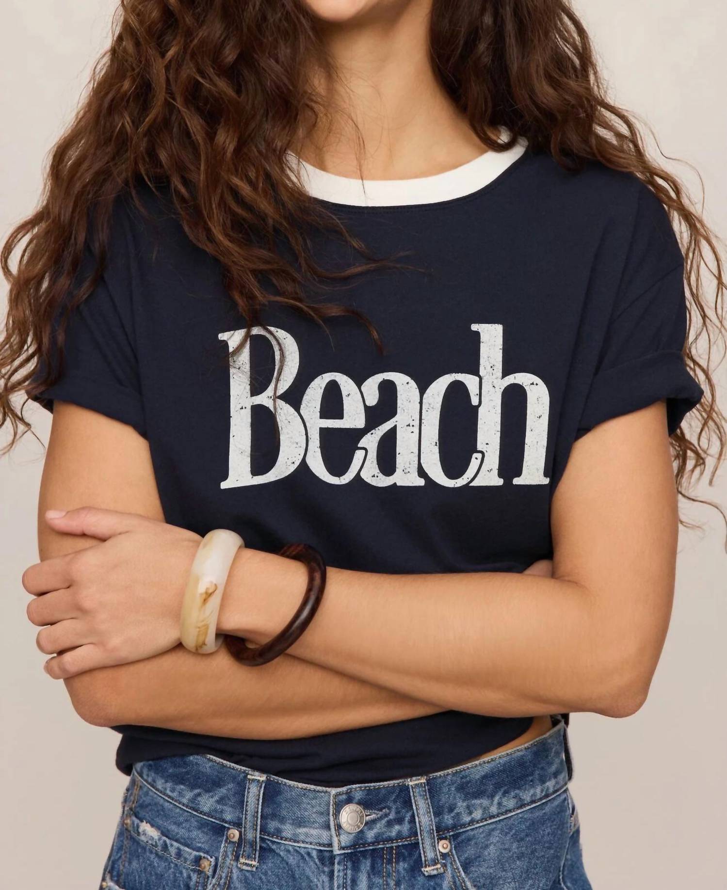 Z Supply - Beach Contrast Boyfriend Tee
