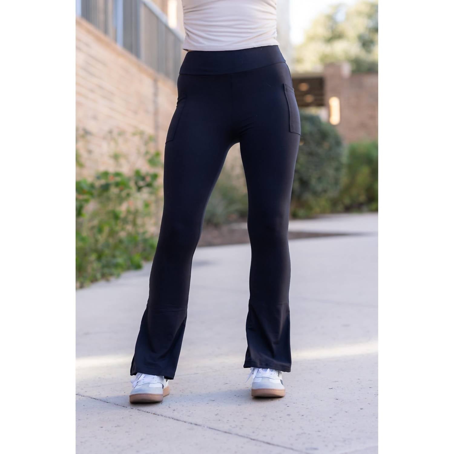 Julia Rose - Fiona With Pockets Flare Leggings