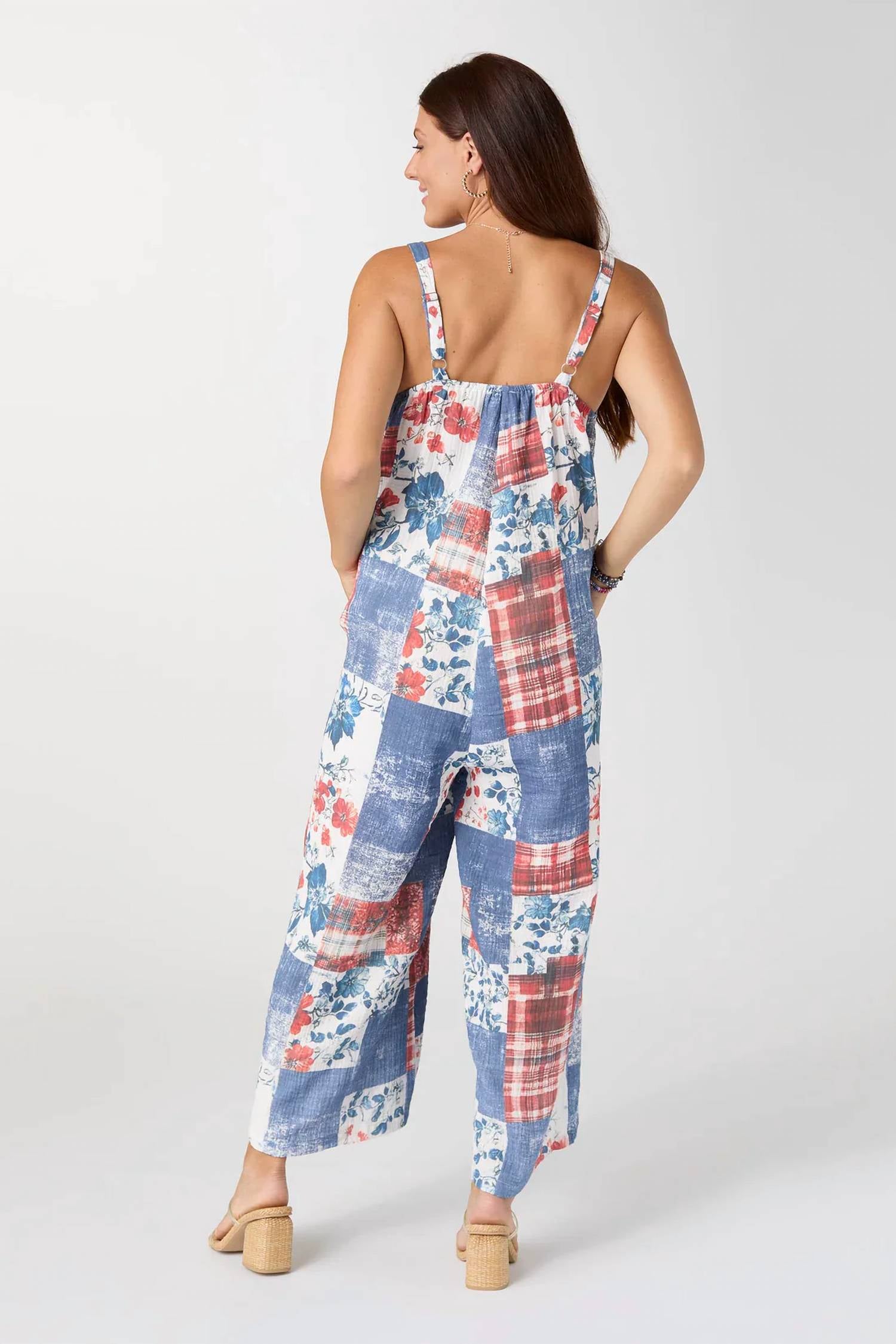 Coco + Carmen - Blakely Printed Gauze Jumpsuit