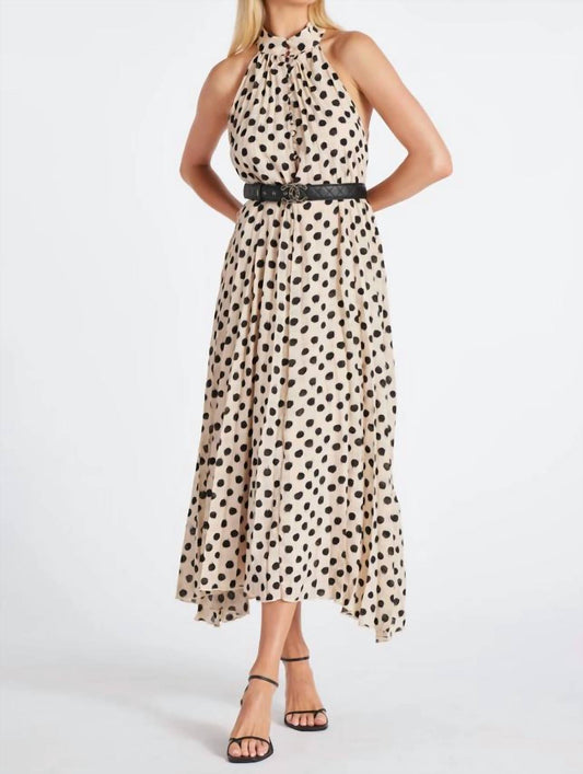 Bishop + Young - Avery Polka Dot Halter Dress