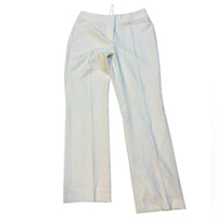 Kasper Women's High Waisted Pants in white - women's pants - detail view