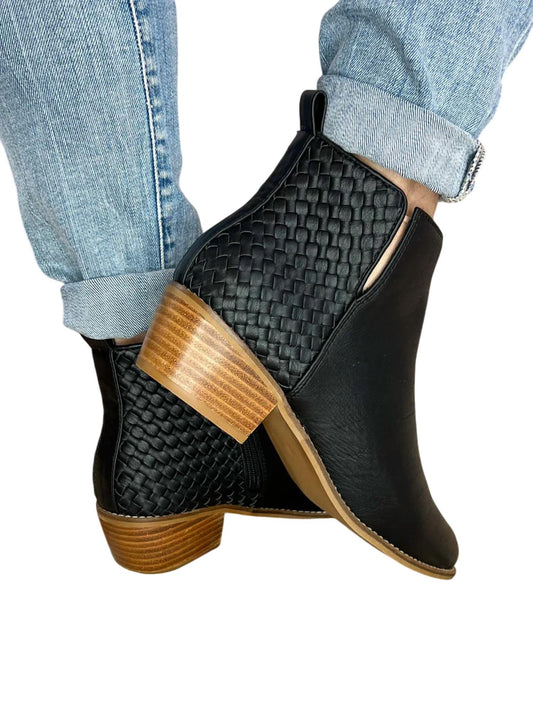 Corkys Footwear - Women's Half n Half Black Boots