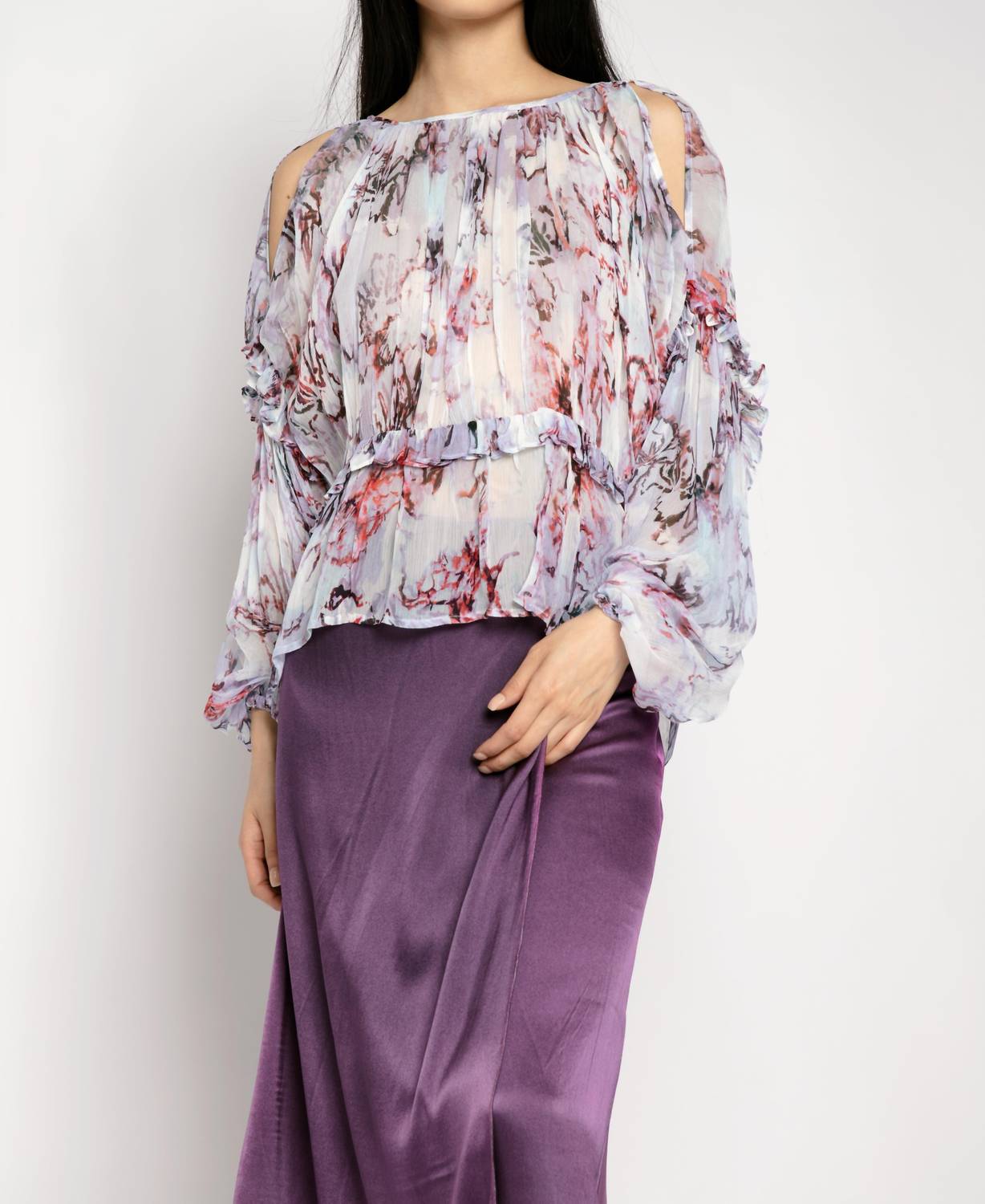 Iro - Jozefa Shoulder Cut-out Blouse