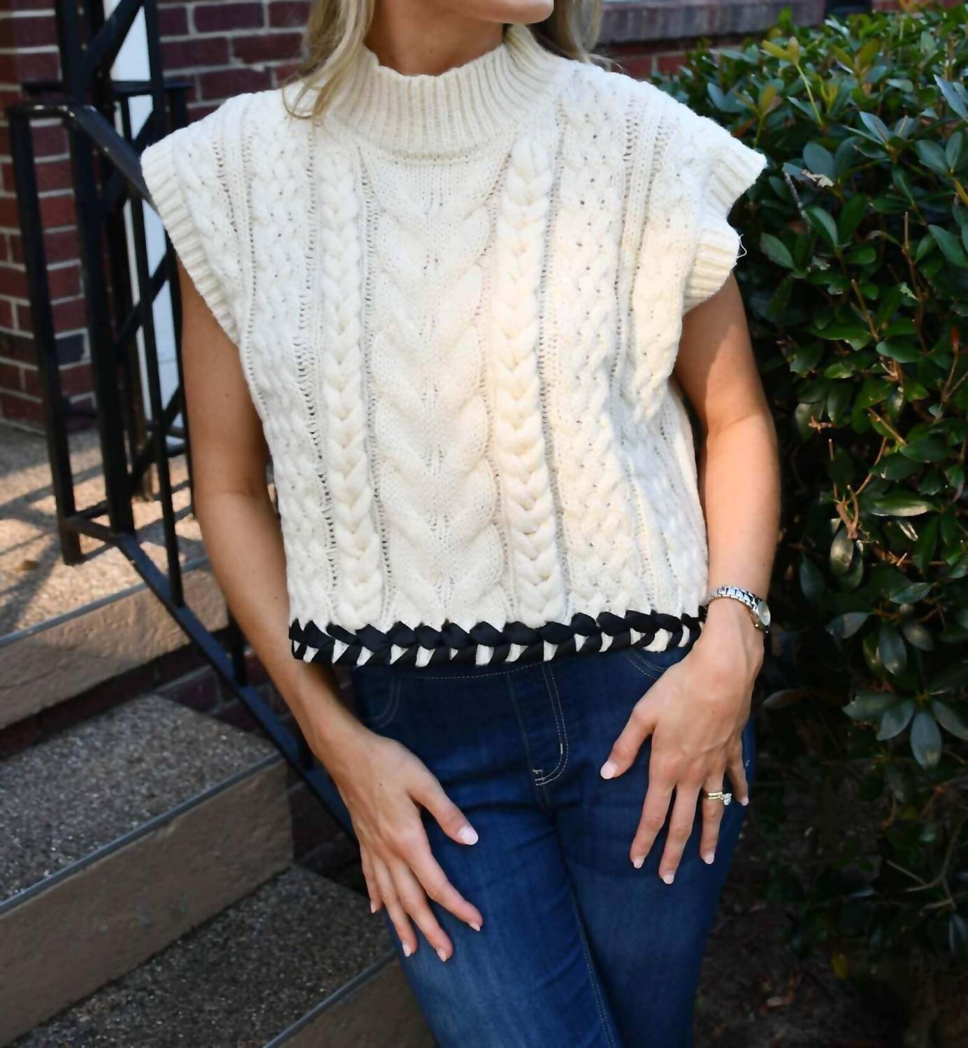 Cloud Ten - Sadie Cable Sweater