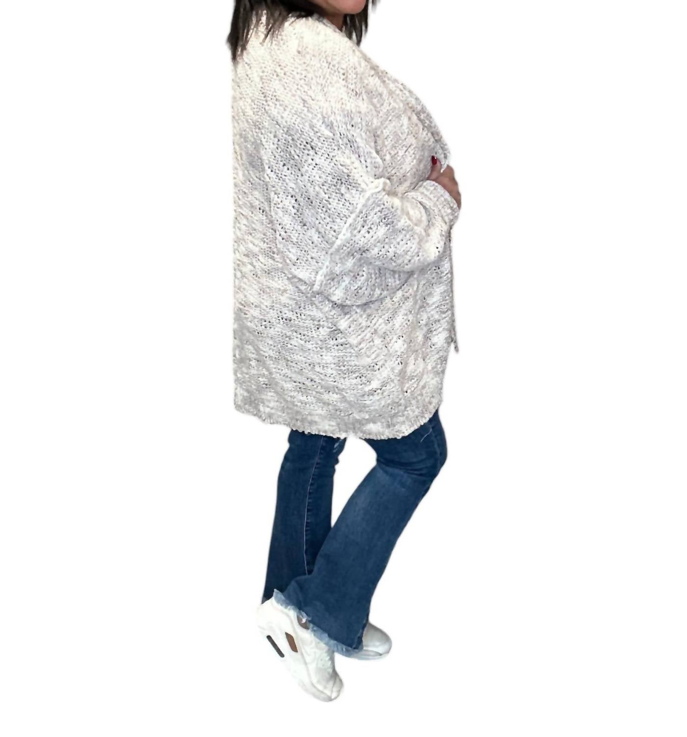 Saltwater Luxe - Rise Loose Knit Open Cardigan