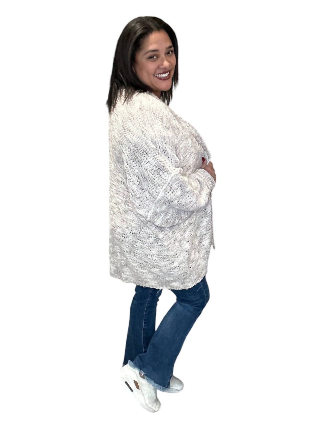 Saltwater Luxe - Rise Loose Knit Open Cardigan
