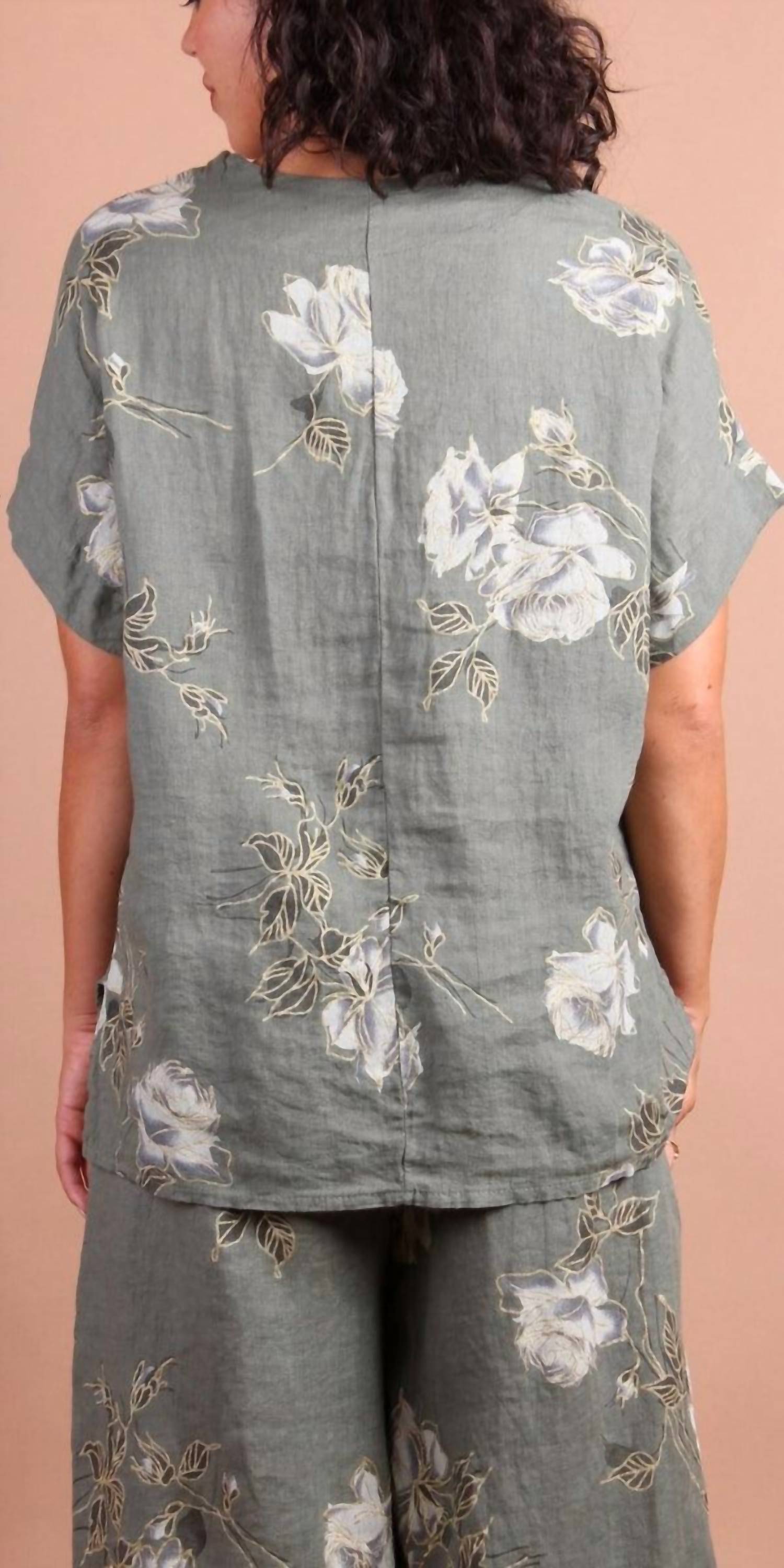 Gigi Moda - Sanremo Linen Top