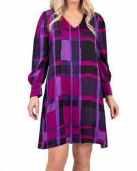 Scapa - Plaid Shift Mini Dress