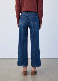 Fdj - Olivia Wide Leg Denim Ankle Jeans