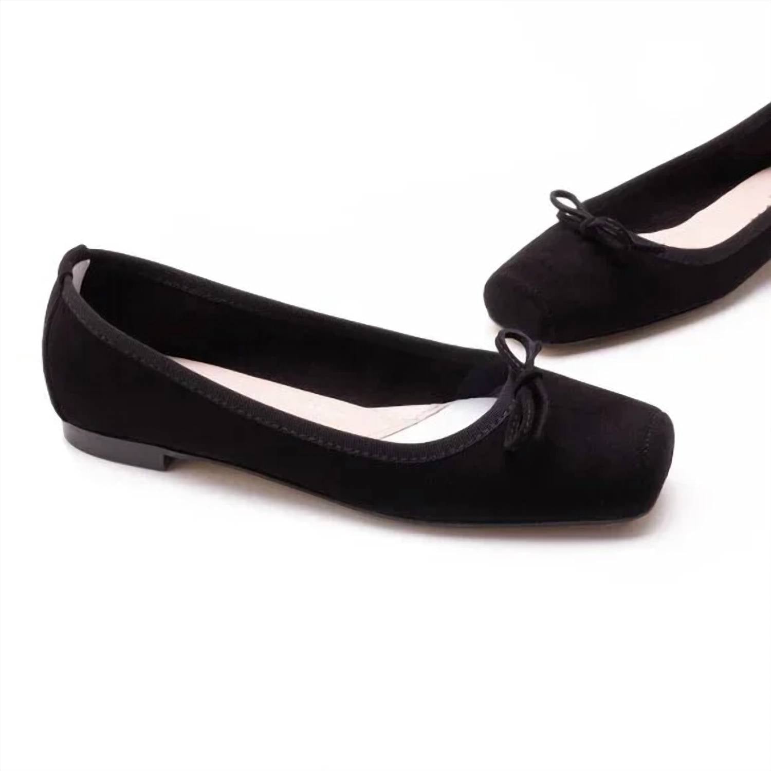 Michele Lopriore Women's Paloma Ballet Flat Shoes in black - women's flats - alternate view