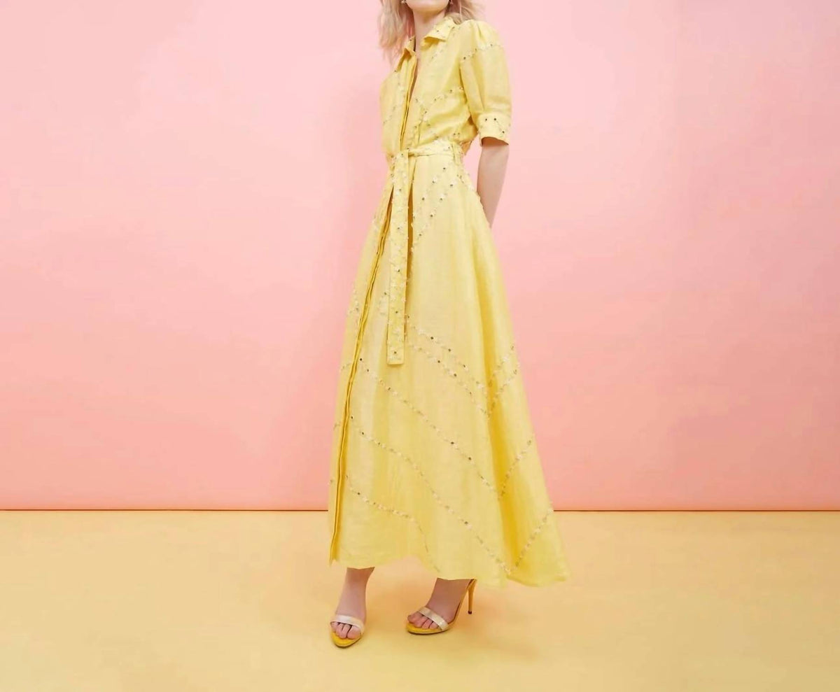 La Fuori - Soleil Eyelet Embroidered Shirtdress