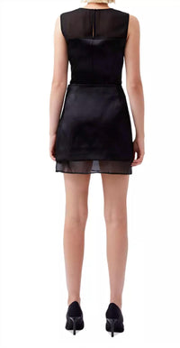 French Connection - Structured Satin Mini Skirt