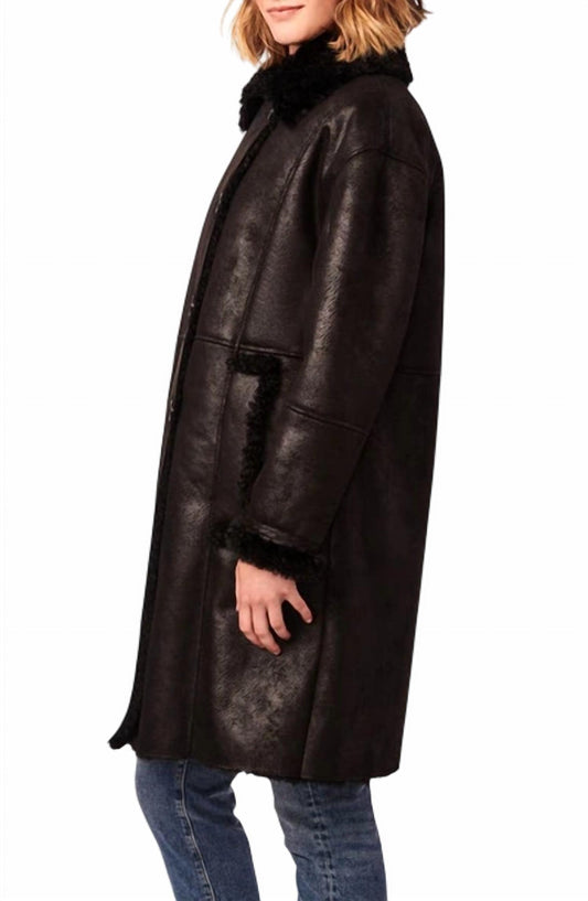 Bernardo - Soft Trim Vegan Fur Coat