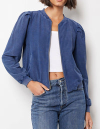 Bobi - Puff Sleeve Bomber Jacket