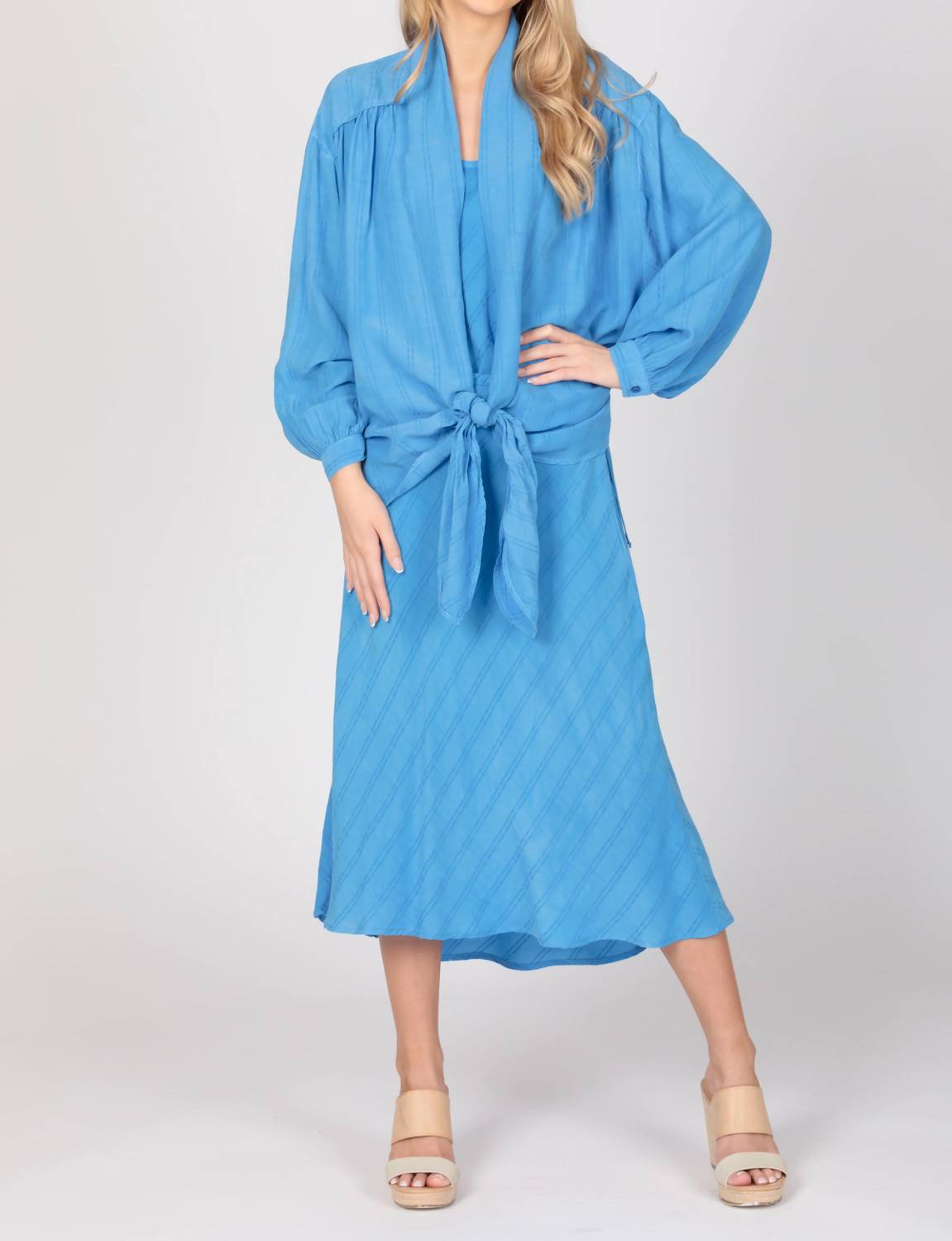 Maven West - Front Tie Shawl