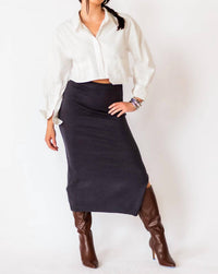 Falcon Park - Siarah Knit Pencil Skirt