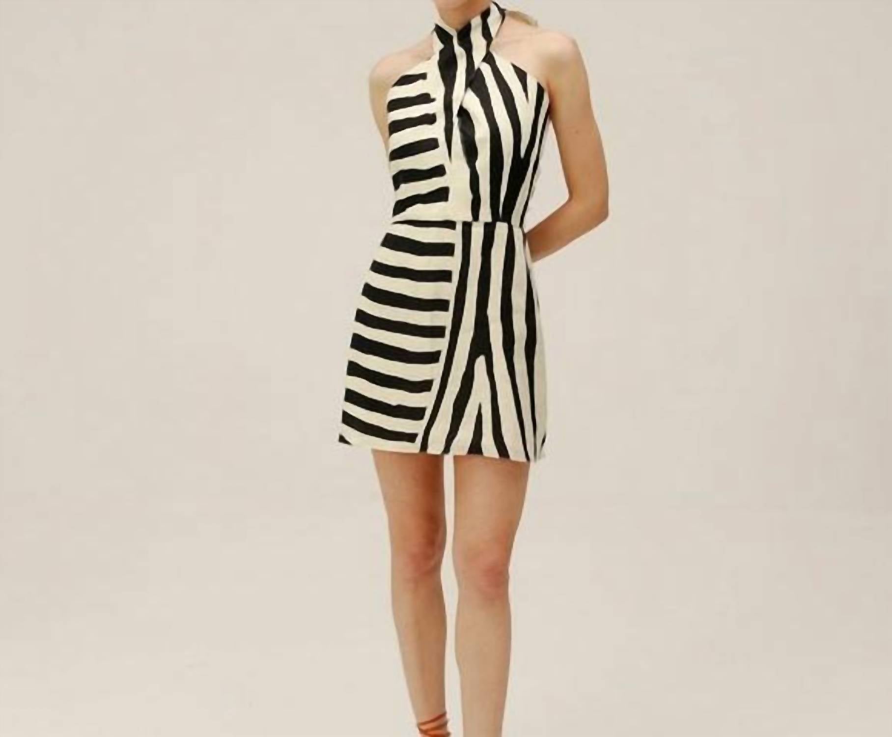 Cala De La Cruz - Zebra Veneta Dress