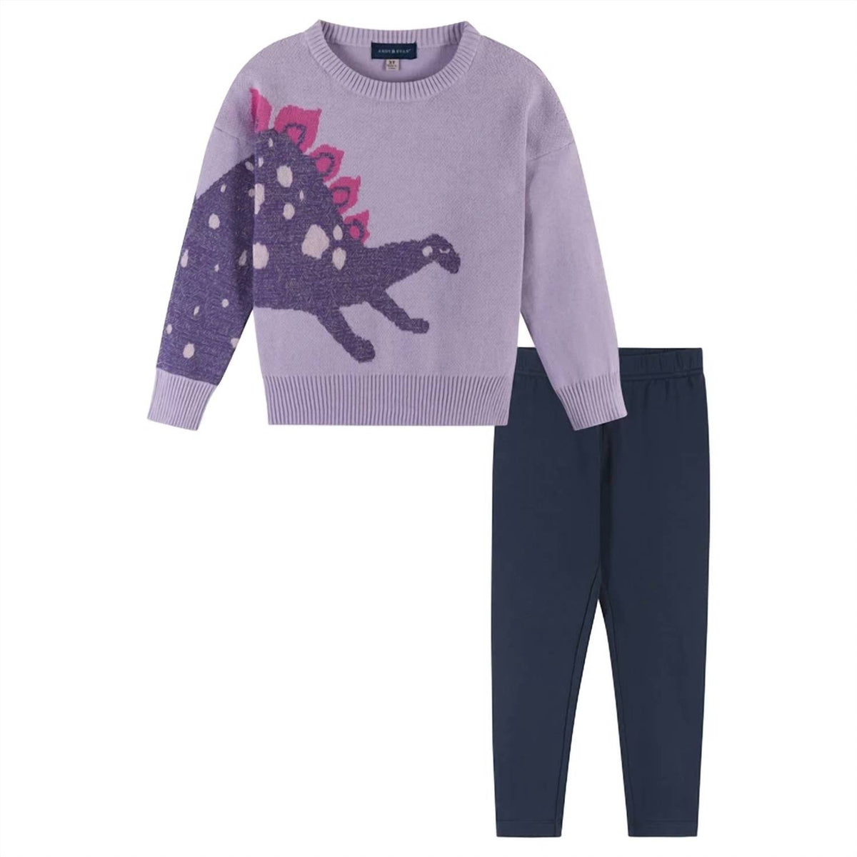 Andy & Evan - Girl's Dino Sweater Set