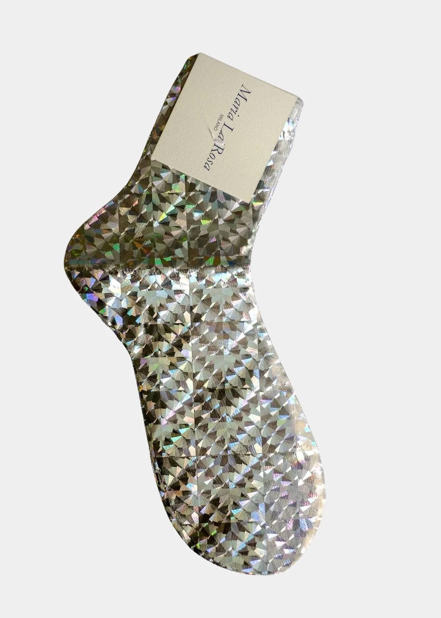 Maria La Rosa - Women's One Ribbed Laminated Socks
