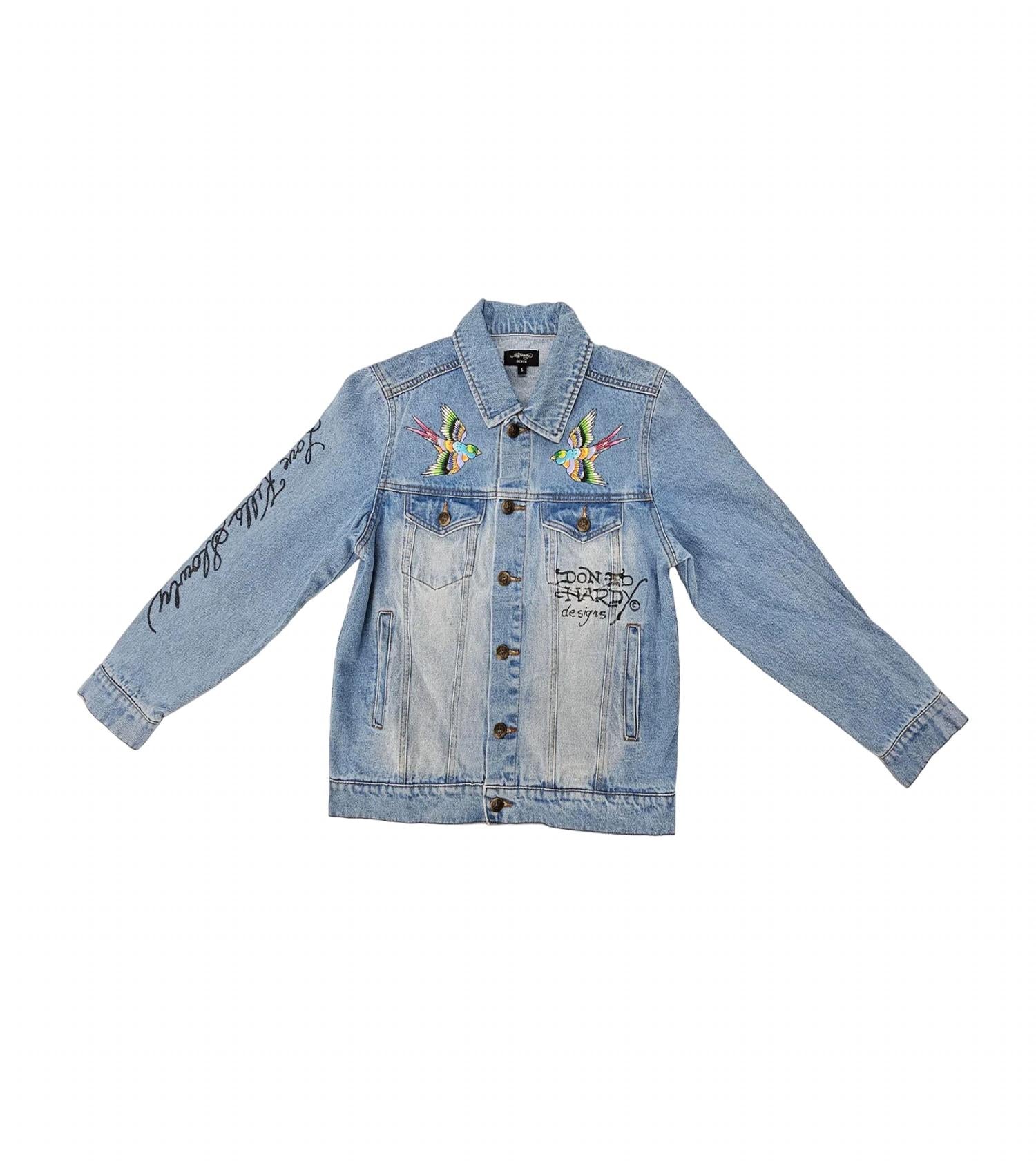 Ed Hardy - Women's Brave Eagle Denim Jacket