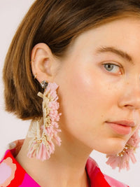 La Doublej - Women's J Raffia Earrings