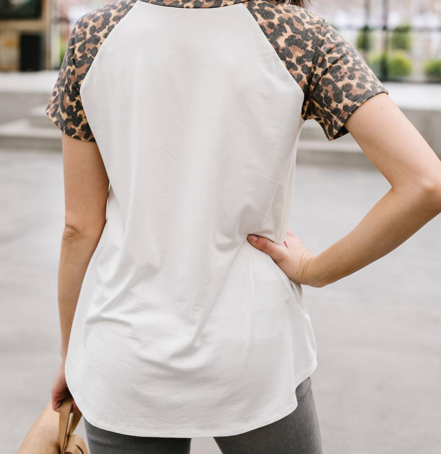 Live A Little Raglan Top