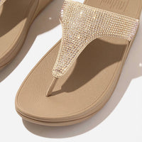 Fitflop - Women's Lulu Crystal Embellished Toe-post Sandal