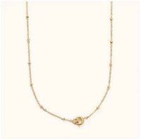 Nikki Smith Designs Women's Jess Ball Chain Necklace in gold - women's jewelry - alternate view