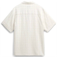 Wax London - Didcot Open Weave Grid Short-sleeve Shirt